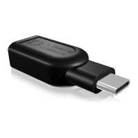 Adapter ICY BOX USB-A > USB-C Black