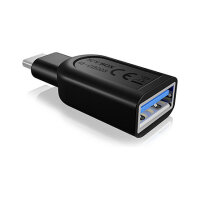 Adapter ICY BOX USB-A > USB-C Black