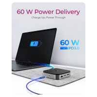 ICY BOX IB-DK408-C41 USB4/Thunderbolt 4 7-in-1 PD 60W DockingStation
