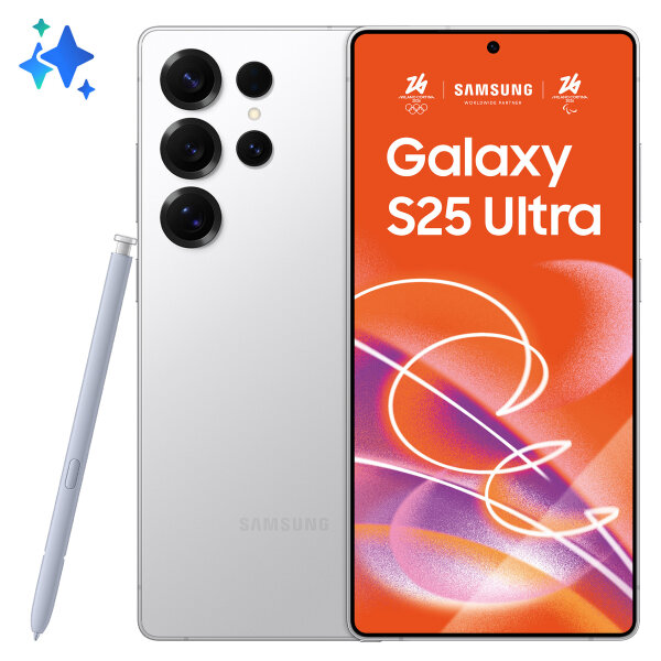 "Samsung Galaxy S25 Ultra S938 5G Dual Sim 12GB RAM 1TB - Titanium Whitesilver"