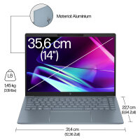 HP Pavilion Plus 14" 2.8K IPS Core Ultra 7 155H 32GB/1TB SSD Win11 14-ew1175ng