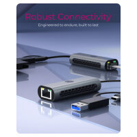 Adapter IcyBox USB3.2 Gen1 Type-A, Type-C 2.5GB Ethernet LAN retail