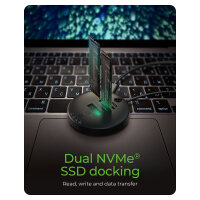Docking- & Klonstation IcyBox 2x M.2 NVMe SSD