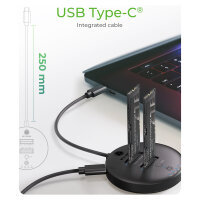 Docking- & Klonstation IcyBox 2x M.2 NVMe SSD