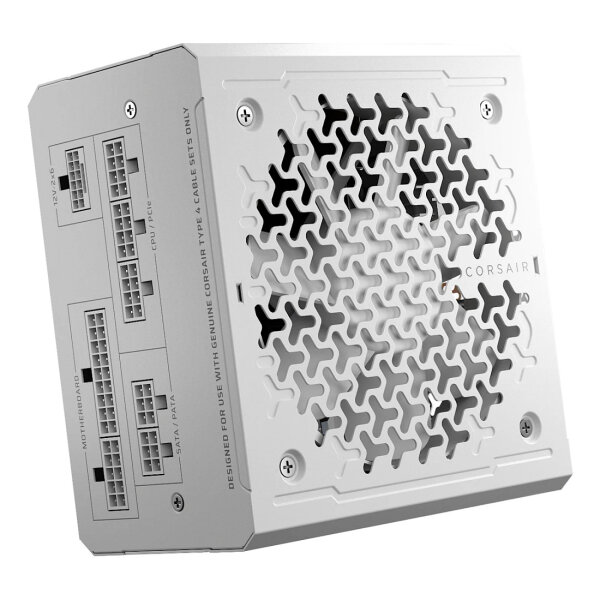 750W Corsair RM750e White Netzteil 80+ Gold ATX3.1 PCie5.1 (modular) 120mm