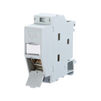 METZ CONNECT REGplus IP20 E-DAT modul, CAT 6A Buchse fr...