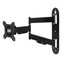 ARCTIC W1C Monitor-Wandhalterung - 13 bis 49 Zoll, 15° Neigung, 360° Rotation, 180° Drehgelenk, Kabelmanagement
