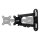 ARCTIC W1C Monitor-Wandhalterung - 13 bis 49 Zoll, 15° Neigung, 360° Rotation, 180° Drehgelenk, Kabelmanagement