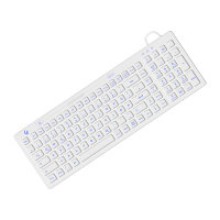 Keysonic KSK-6031INEL - Kompakte Hygienetastatur,...