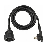 Brennenstuhl Verlängerungskabel 3m H05VV-F3G1.5 schwarz
