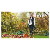 Powertools Akku-Laubblser Universal LeafBlower 18V-130, 18Volt (grn/schwarz, Li-Ionen Akku 2,5Ah, POWER FOR ALL ALLIANCE)