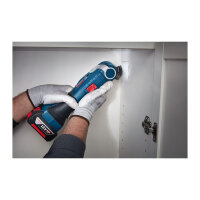 Powertools Akku-Multi-Cutter GOP 18V-34 Solo Professional, 18Volt (blau/schwarz, ohne Akku und Ladegert, L-BOXX + Zubehr-Box)
