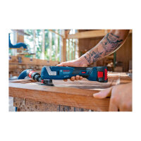 Powertools Akku-Multi-Cutter GOP 18V-34 Solo Professional, 18Volt (blau/schwarz, ohne Akku und Ladegert, L-BOXX + Zubehr-Box)