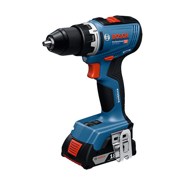 Powertools Akku-Bohrschrauber GSR 18V-65 Professional solo, 18Volt (blau, ohne Akku und Ladegert, in L-BOXX)