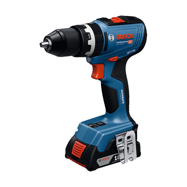 Powertools Akku-Schlagbohrschrauber GSB 18V-65 Professional solo, 18Volt (blau, ohne Akku und Ladegert, in L-BOXX)