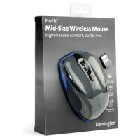 Kensington Maus Pro Fit Mid Size Wireless Graphite Mouse