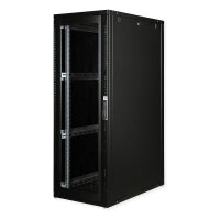 ROLINE 19-Zoll Serverschrank Pro 36 HE, 600x1000 BxT schwarz Plexiglas