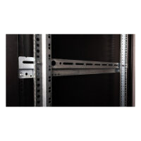 ROLINE 19-Zoll Serverschrank Pro 36 HE, 600x1000 BxT schwarz Plexiglas