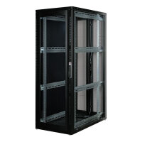 ROLINE 19-Zoll Serverschrank Pro 36 HE, 600x1000 BxT schwarz Plexiglas