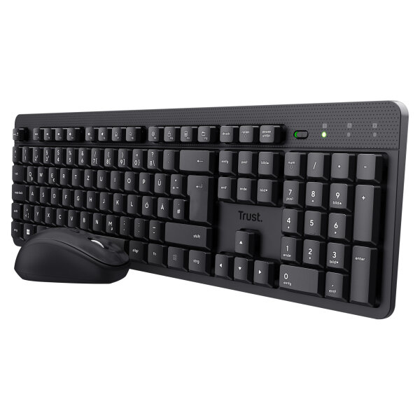 Trust TKM-360 - Tastatur-und-Maus-Set - DE schwarz (“b2b brown box")
