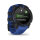 Garmin Instinct® AMOLED black mit Silikon-Wechselarmband 22 mm bolt blue