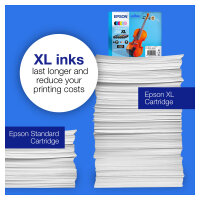 EPSON C13T16N84010 Multipack 6 Farben 250 Violin Claria Photo HD Tinte (BK, C, M, Y, HM, HC)