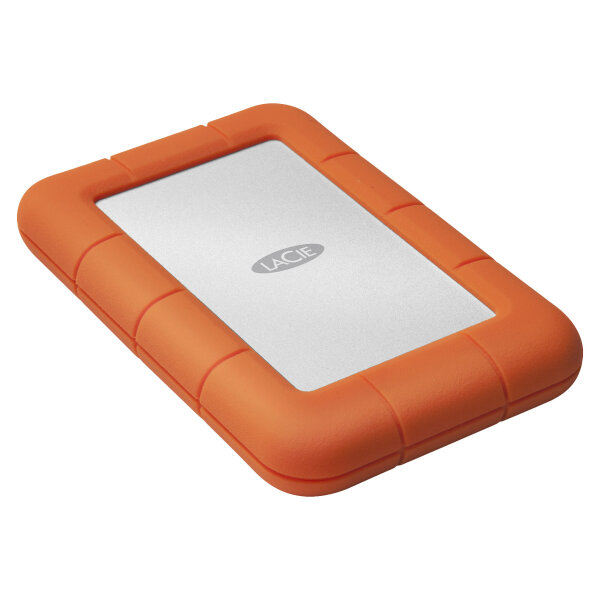 LACIE RUGGED MINI drive 4TB Shock/ rain/ pressure resistant USB3.0 6,4cm 2,5Zoll Orange