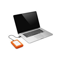 LACIE RUGGED MINI drive 4TB Shock/ rain/ pressure resistant USB3.0 6,4cm 2,5Zoll Orange