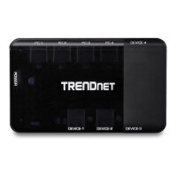 TRENDnet TK-U404 4-Port Sharing Switch 4 PC/1 User USB 3.1