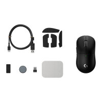 Logitech G PRO X SUPERLIGHT 2C - Maus - 5 Tasten - kabellos, kabelgebunden - 2.4 GHz, USB - Schwarz