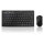 Rapoo Kabelloses Multi-Mode-Deskset 8000M QWERTZ Keyboard + Mouse black