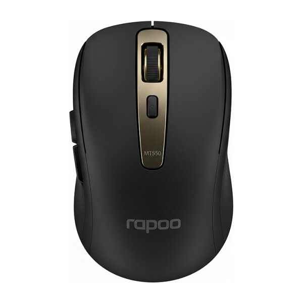 Rapoo Kabellose Multi-Modus-Maus "MT350", Schwarz
