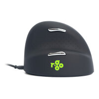 R-Go Maus HE ergonomisch rechts USB groß schw./silb retail