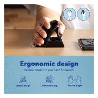 R-Go Maus Twister ergonomisch beidhändig USB u. Bluetooth sw