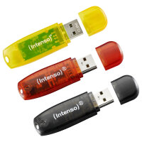 STICK Intenso USB Flash Drive 2.0 32GB Rainbow Line triple Pack