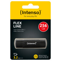 STICK Intenso Flex Line 256 GB (schwarz, USB-C und USB-A)