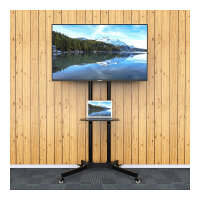 Techly TV LED/LCD Wagen f. LCD LED TV 30"-65" höhenverstellb
