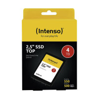 Intenso Top SSD 4 TB (schwarz, SATA 6 Gb/s, 2,5")