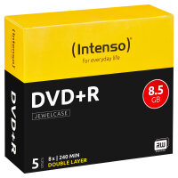DVD+R DL 8,5 GB (8-fach, 5 Stck)