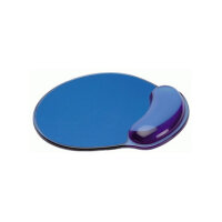ROLINE Mousepad mit Handgelenkauflage Silikon blau...