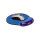 ROLINE Mousepad mit Handgelenkauflage Silikon blau transparent