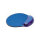 ROLINE Mousepad mit Handgelenkauflage Silikon blau transparent