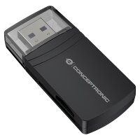 CONCEPTRONIC Kartenleser USB-A3.2->TF/Micro-SD4.0 schwarz