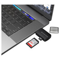 CONCEPTRONIC Kartenleser USB-A3.2->TF/Micro-SD4.0 schwarz