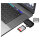 CONCEPTRONIC Kartenleser USB-A3.2->TF/Micro-SD4.0 schwarz