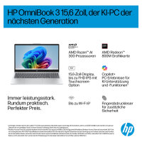 HP OmniBook 3 15-fn0652ng RYZ AI 5/16GB/512SSD/W11 Home