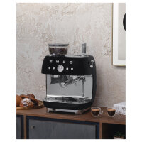 SMEG EGF03BLEU Espressomaschine. Kaffeevollautomat 50s Style. schwarz