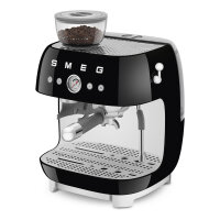 SMEG EGF03BLEU Espressomaschine. Kaffeevollautomat 50s Style. schwarz