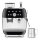 SMEG EGF03BLEU Espressomaschine. Kaffeevollautomat 50s Style. schwarz