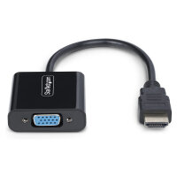 StarTech HDMI to VGA Adapter, 1080p, Active Video Converter - Videoadapter - HDMI männlich zu HD-15 (VGA)